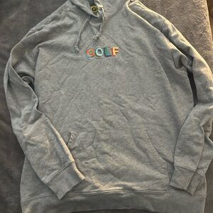 Golf Wang Gray Sweatshirt with Ribbed Cuffs